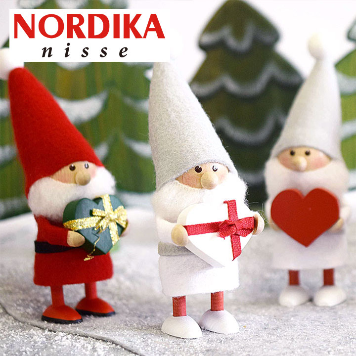 楽天市場】ノルディカニッセ 欲張りサンタ 北欧の人形 木製 贈り物 