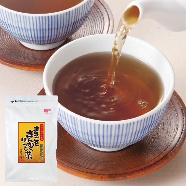 まるごとさんかく　ほうじ茶 ポット用40個入 お茶 国産 ほうじ茶 緑茶　ティーライフ