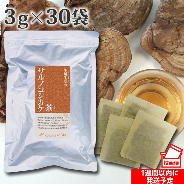 楽天市場】【送料無料】 小川生薬 サルノコシカケ茶 3g×30袋 無漂白ティーバッグ 4個セット : 株式会社 小川生薬