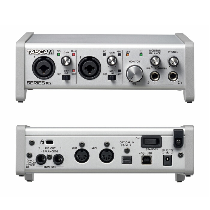 Звуковая карта tascam 208i