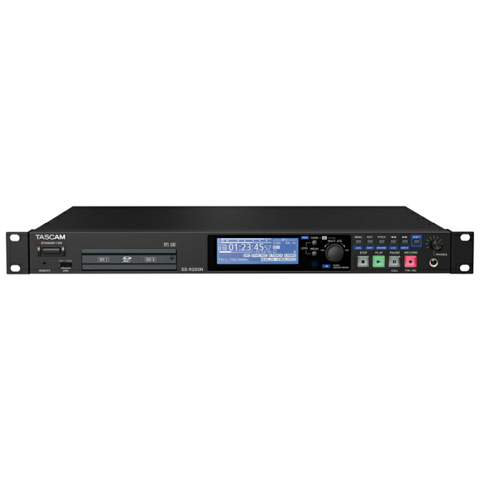 TASCAM(タスカム) SS-R250N（ブラック） ラックマウント1U（ワイヤレスリモコン付属）