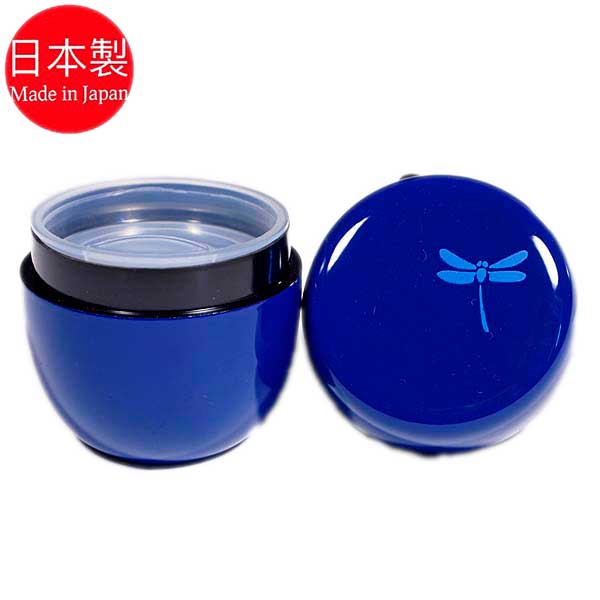 楽天市場】茶道具 棗 なつめ 彩色 中棗 中蓋付 紺 星画 日本製 国産