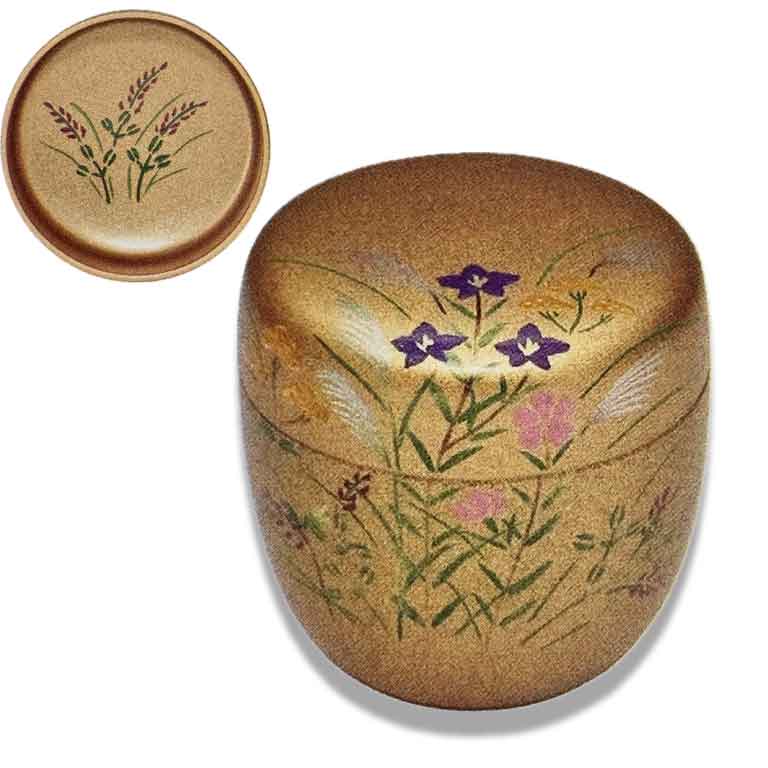楽天市場】【お取り寄せ商品】 茶道具 薄茶器 棗 菊桐秋草蒔絵