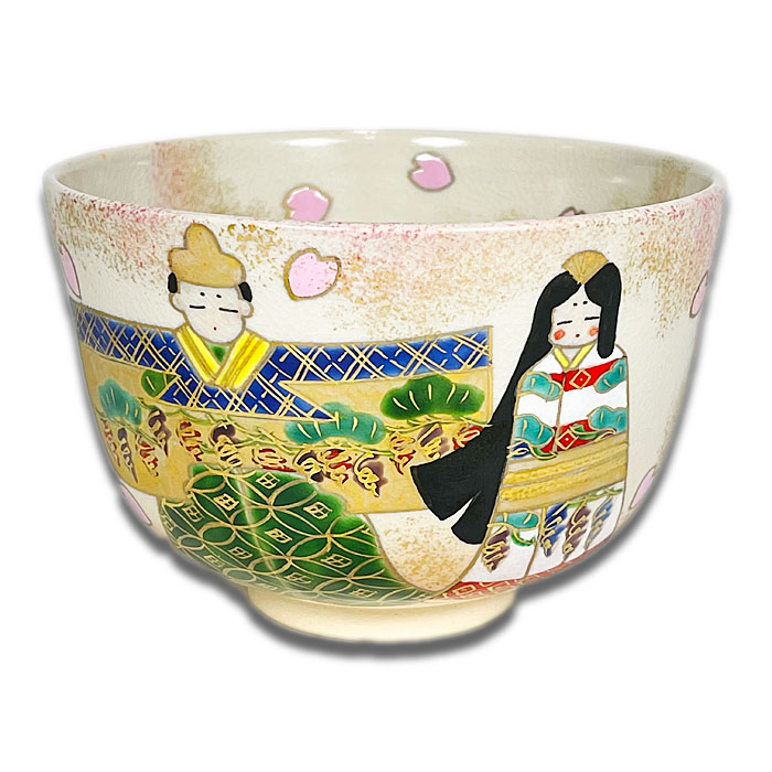 加藤永山　茶碗　瑠璃釉　金彩桜　茶道具 楽天市場】お茶道具 抹茶茶碗 瑠璃釉薬 金彩桜 茶碗 加藤永山作