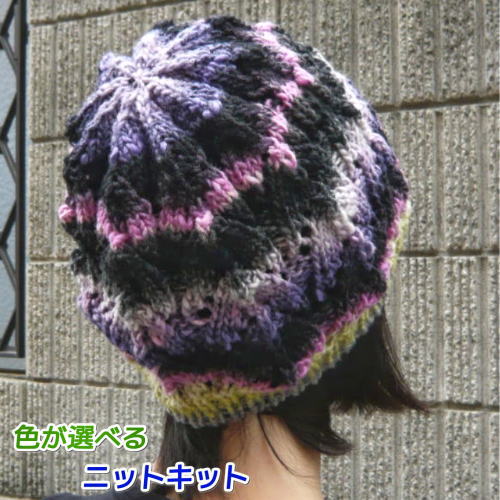 楽天市場】毛糸 野呂英作のくれよんで編むシンプルなニット帽 手編み