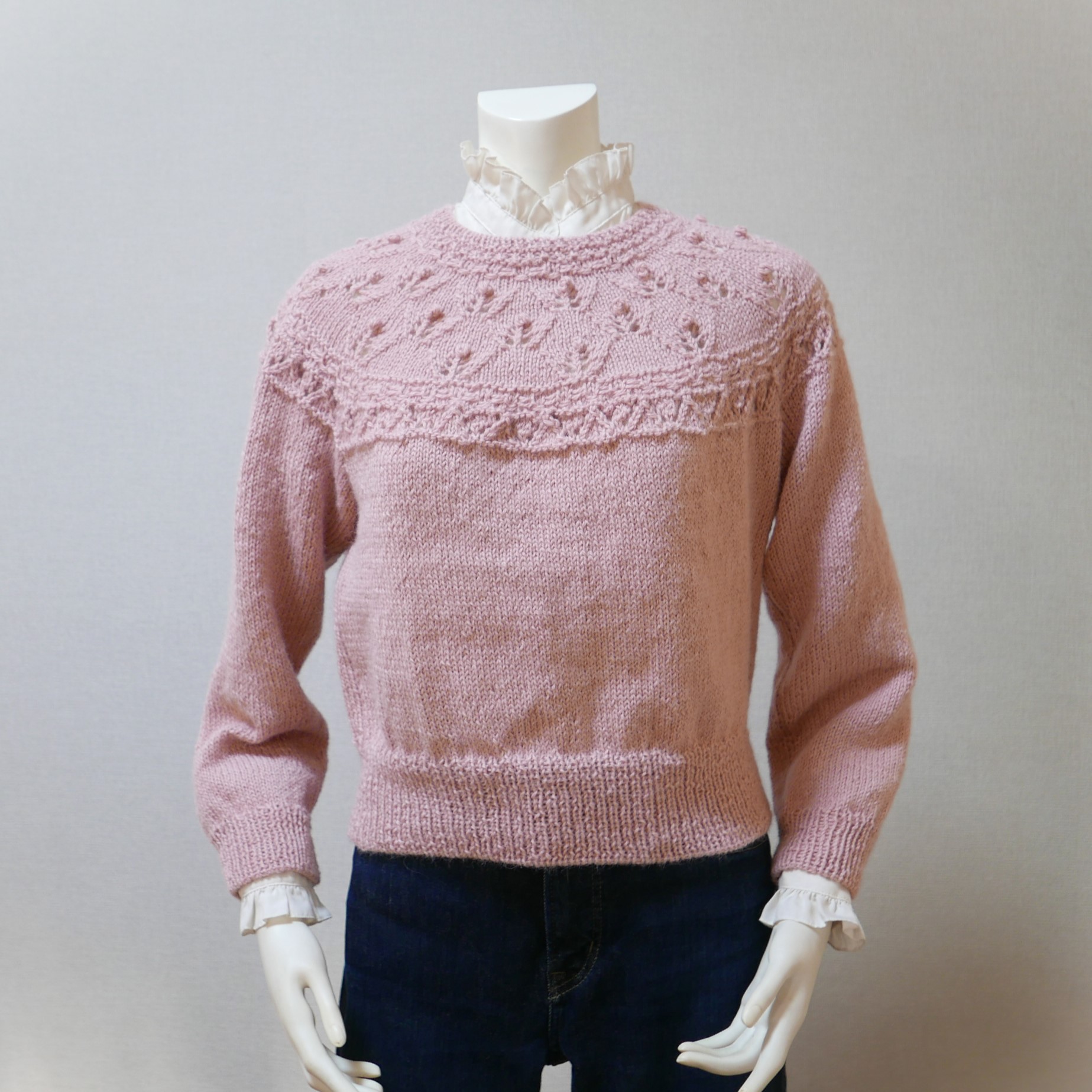 楽天市場】コマチの編み図 手編みベスト 編み込み チュニック 棒針編み