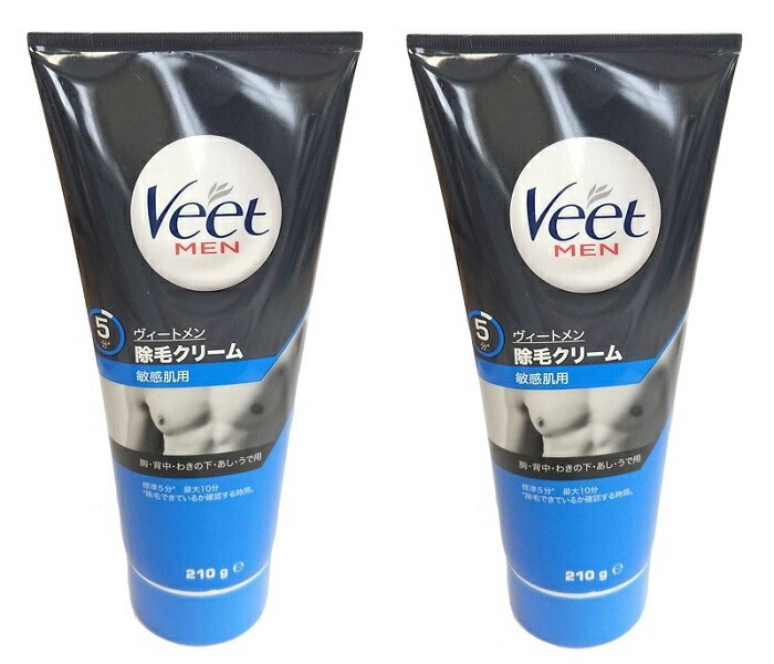 楽天市場 2個セット Veet Men ヴィートメン 除毛クリーム 脱毛クリーム メンズ 男 ヴィート メン 210g レキットベンキーザー Te M Select