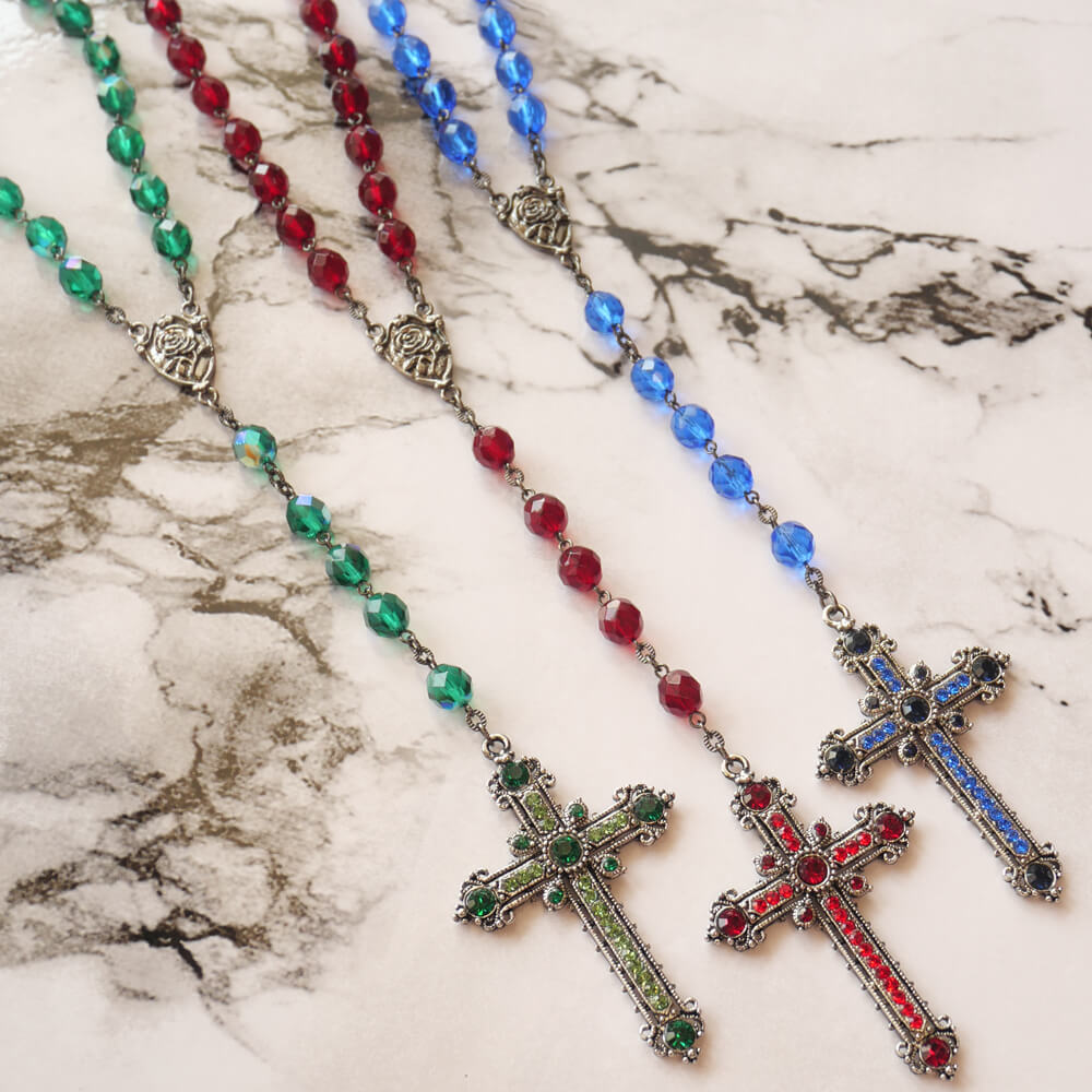 fakeasflowers ロザリオネックレス 楽天市場】FAKE AS FLOWERS FAF | ANKH ROSSARY (BLUE) 十字架
