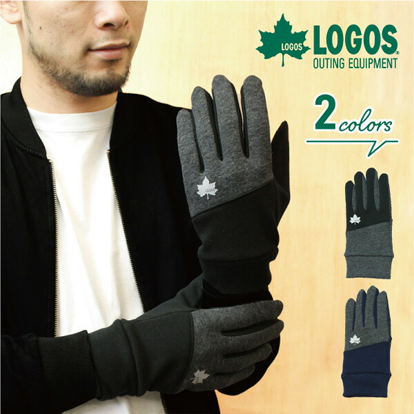 楽天市場】【25日限定☆P5倍】スマホOK メンズ LOGOS ボア 手袋