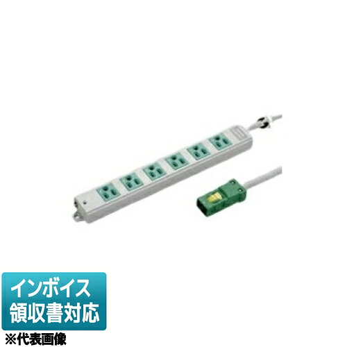 [法人限定] DC8116EN-3(G) 東芝 ※受注品 ハーネスOAタップ 6個口 3ｍ 緑 [ DC8116EN3G ]