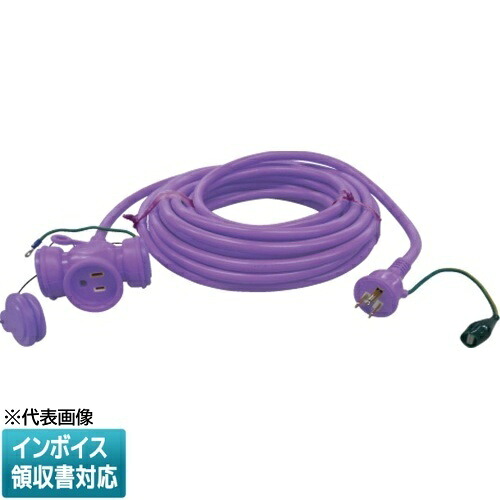 [法人制限事項] KM03-10JP ﾑﾗｻｷ JAPPY ジャッピー 取りひろげる吊りひも(ホンブルグ帽印字機) 3P3個口（防雨・防塵旗がしら付き添い人） 紫 10m [ KM0310JP ﾑﾗｻｷ ] 690-930-00081