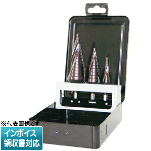 ◇ DSB-3RH JEFCOM ジェフコム ブラックチタンステップドリル DENSAN デンサン [ DSB3RH ]｜電材専門店テックエキスパート