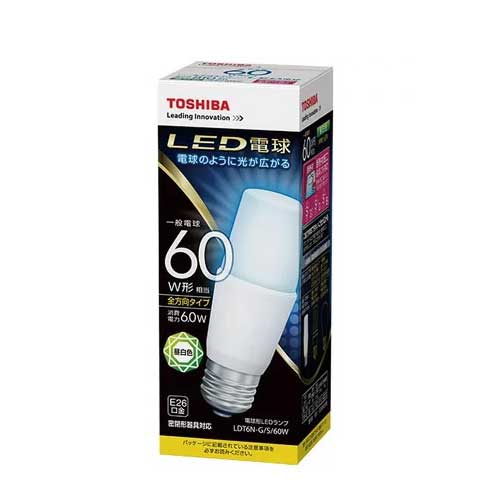 TOSHIBA LDT7L-G/S/60W/2 LEDランプ 10個入り 楽天市場】(10個セット) LED電球 E26口金 一般電球60W形相当 電球色