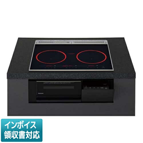 直送[法人押さえる] KZ-C36K パナソニック IH煮炊き暖房器 ビルトはたご屋 ジェット機黒いこと/黒いこと 60珊 3口IH 鉄･ステンレス鋼相応う [ KZC36K ]