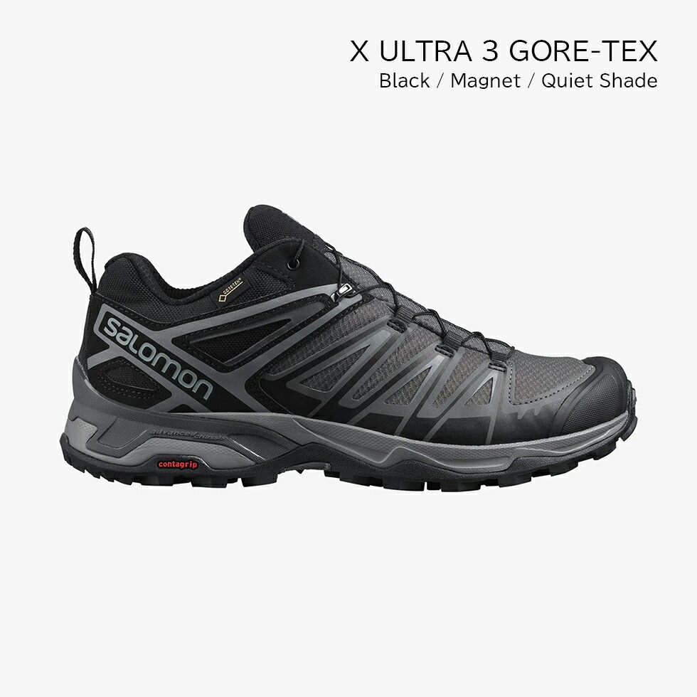 激安セール】 3 サロモン SALOMON ローカット エックスウルトラスリーゴアテックス メンズ GORE-TEX ゴアテックス ULTRA X  トレッキングシューズ 登山・トレッキング