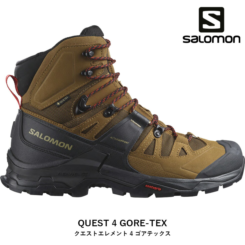 SALOMON クエスト 4 ゴアテックス レザー ハイキング ブーツ 