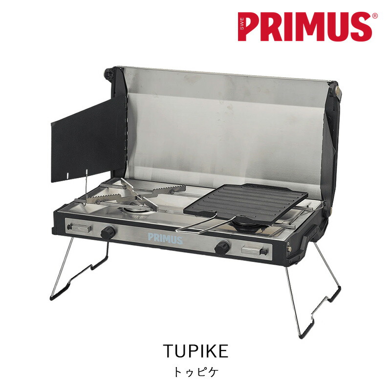 カートリッジ式コンロ2口　プリムス　トゥピケ　P-CTK-2 BBQ 楽天市場】PRIMUS プリムス トゥピケ P-CTK-2 【 ガスコンロ