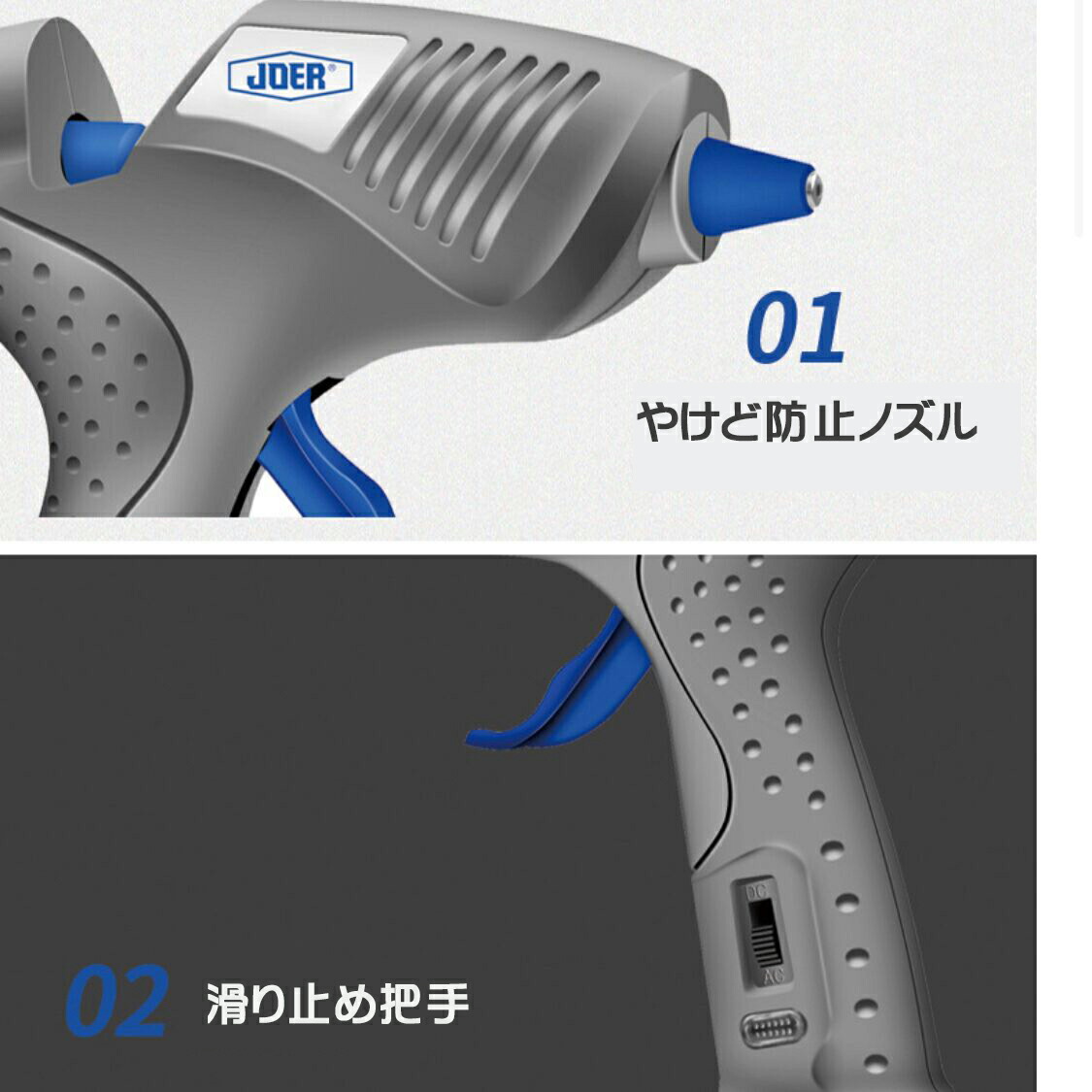 市場 グルーガン 超強力グルーガンキット 無線 温度調整 電池式 有線両用 DIY 作業用 ワイヤレス コード式 高温タイプ