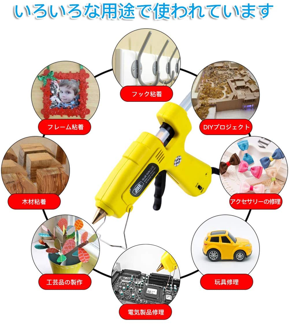 市場 グルースティック 粘着剤 高品質 強力粘着 グルーガン付属品 透明 粘着スティック 50本セット