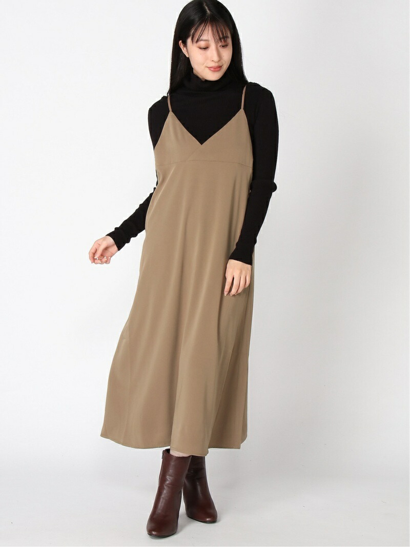 Techichi Terrasse カシュクールキャミソールフロック Te Chichi Terrasse テチチ ワンピース キャミワンピース 翠緑 ネグロ 赤銅 送料無料 Rakuten Fashion Psvocationalconsulting Com