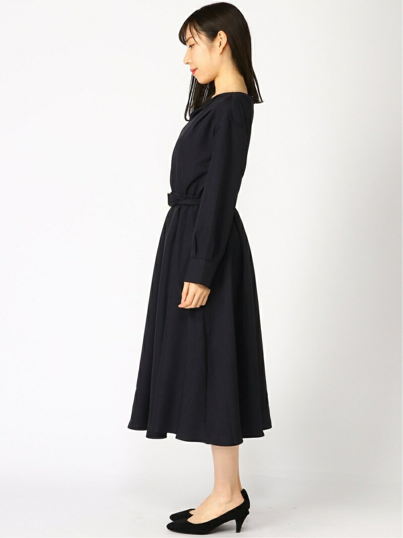 楽天市場 Sale 50 Off ベルト付オープンカラーワンピース Te Chichi Terrasse テチチ ワンピース 長袖ワンピース オレンジ カーキ ネイビー Rba E Rakuten Fashion Te Chichi