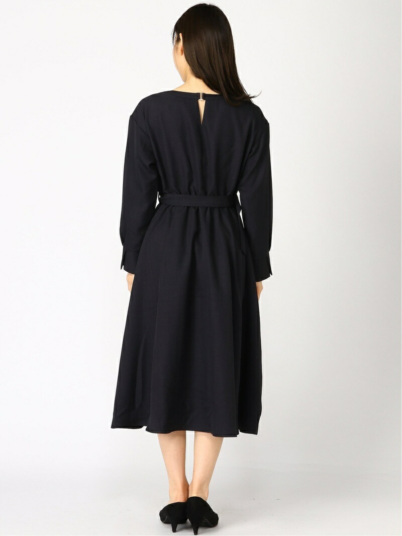 楽天市場 Sale 50 Off ベルト付オープンカラーワンピース Te Chichi Terrasse テチチ ワンピース 長袖ワンピース オレンジ カーキ ネイビー Rba E Rakuten Fashion Te Chichi