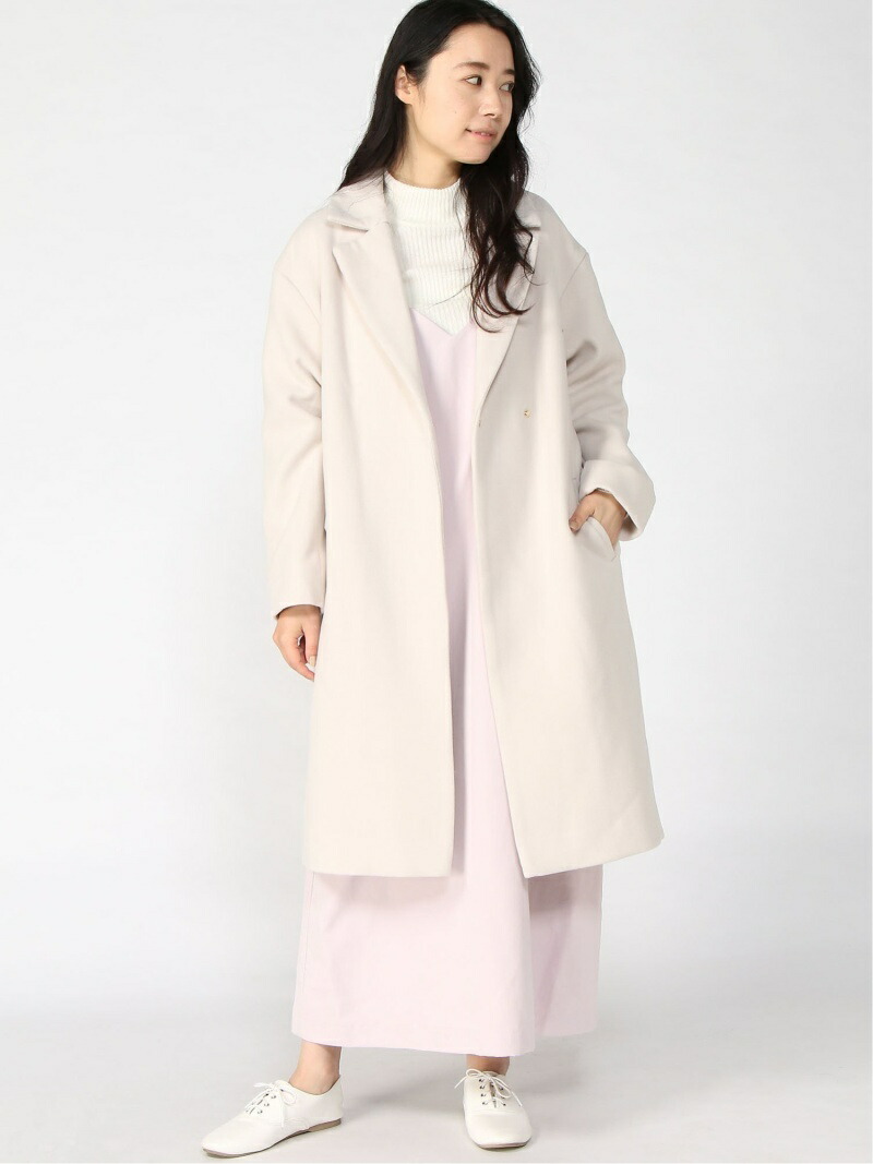 楽天市場 Rakuten Fashion Techichi Terrasse ダブルチェスターコート Te Chichi Terrasse テチチ コート ジャケット チェスターコート ホワイト ネイビー ブルー ブラウン 送料無料 Te Chichi