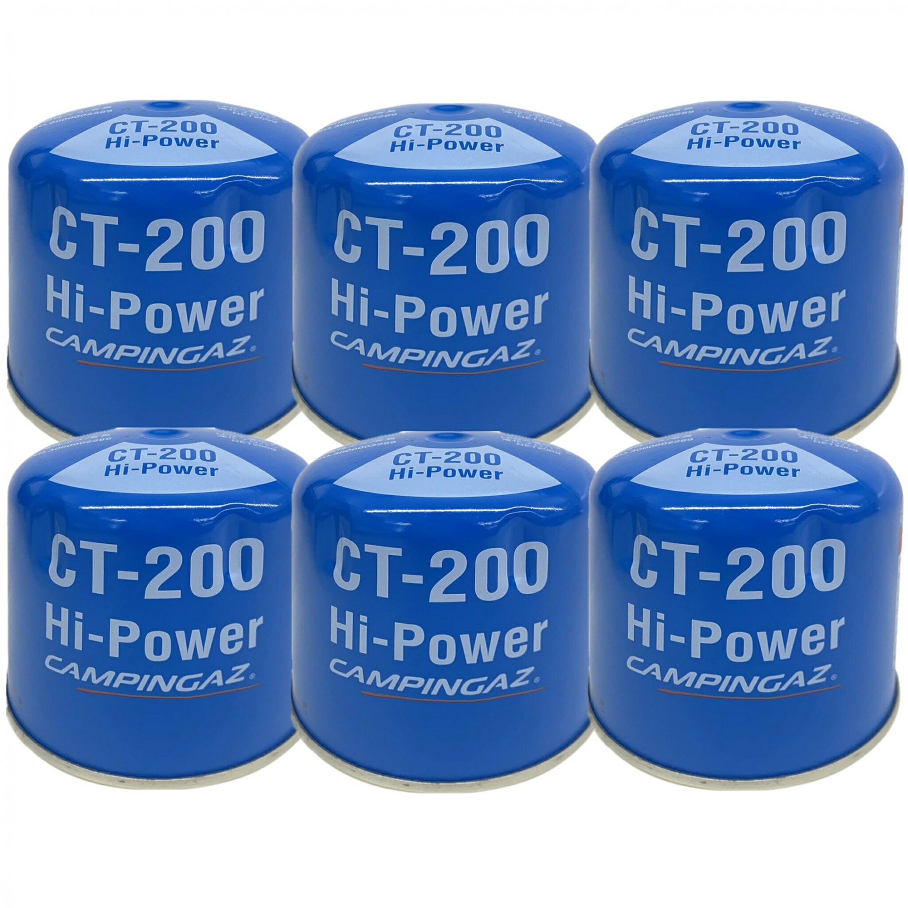 【まとめ買い6個セット】CAMPINGAZ キャンピング ガスカートリッジ CT-200 　千葉西倉庫