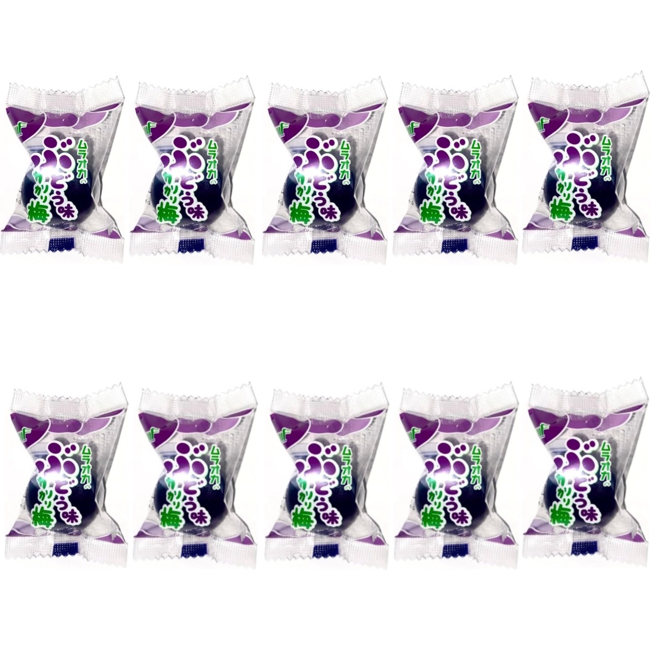 楽天市場】5個セット ムラオカのぶどう味 カリカリ梅 大阪北倉庫