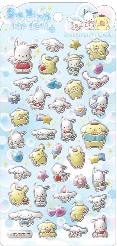 サンリオ♡うるちゅる POP SEAL♡ 11点セット ▷▷新商品のご案内 メーカー：CRUX シリーズ：サンリオキャラクターズ