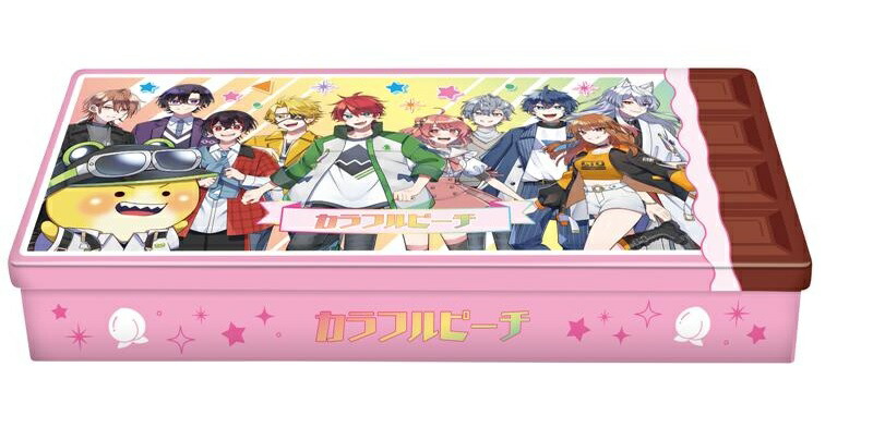 楽天市場】ハート カラフルピーチ レクタングルチョコ缶 { 駄菓子 お