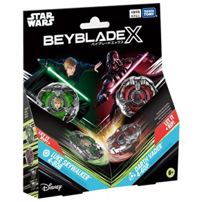 ベイブレード X BX-00 スターウォーズ  ルークスカイウォーカー4-80B ダースベイダー4-60P  長崎バス発着場