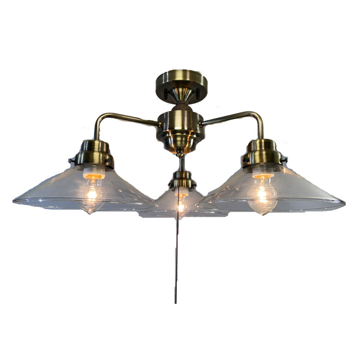 楽天市場】後藤照明 レトロ照明 天井照明器具 3灯用シーリングライト