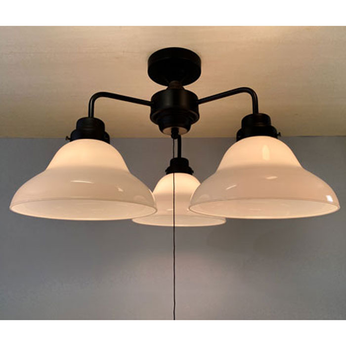 楽天市場】シーリングライト レトロ 照明 シーリング LED対応 ライト 3