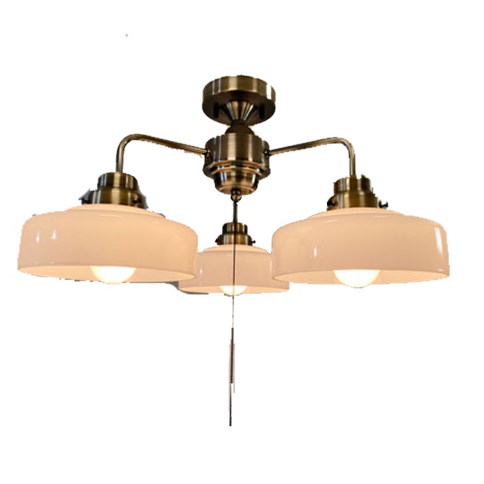 楽天市場】後藤照明 シーリングライト 3灯 真鍮ブロンズ鍍金 電球付