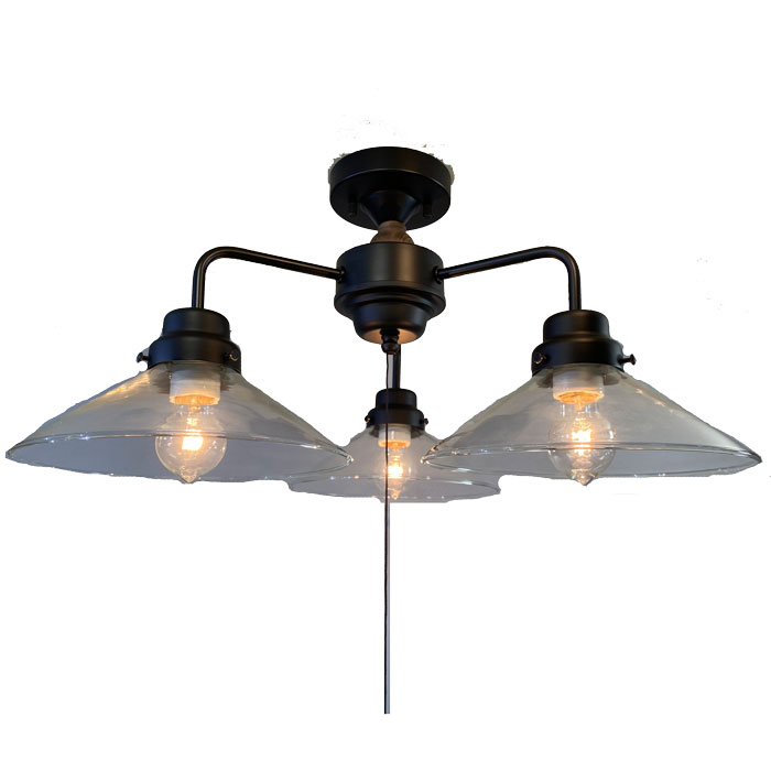 新品未使用　後藤照明　3546BK　３灯 後藤照明 GLF-3546BK 3灯シーリングライト クリアガラスP1 黒