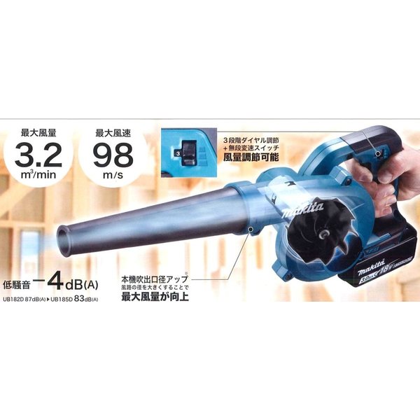 マキタUB185DZ18V充電式ブロア(本体のみ)