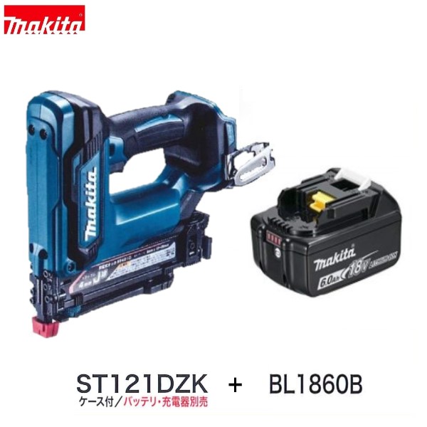 楽天市場】マキタ ST121DZK+BL1830B 18V充電式 肩幅10ｍｍ J線