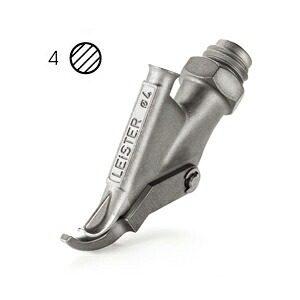 【LEISTER】（ライスター）［113.399］熱風溶接機アクセサリースピードノズル 4mmφ〔仮止めノズル付〕ウェルディングペン用