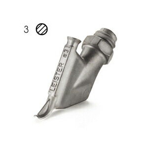 【LEISTER】（ライスター）［113.876］熱風溶接機アクセサリースピードノズル 3mmφ〔仮止めノズル無し〕ウェルディングペン用