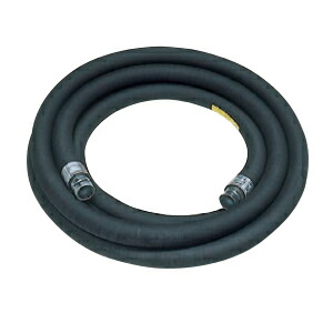 岡三機工モルタルホース 内径φ40mm×長さ10m・両端40GMH-40G-10M許容圧力：2.0MPa以下