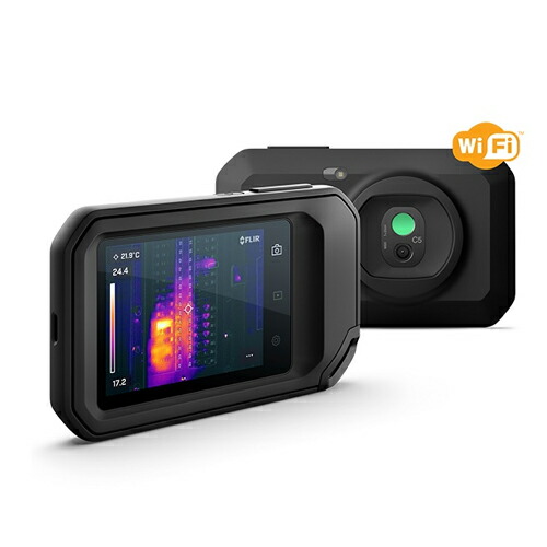 FLIR(フリアー)【国内定まり品】 FLIR C5 赤外線サーモグラフィー 19200絵素 無線LAN+クラウド繋ぎ合わせる