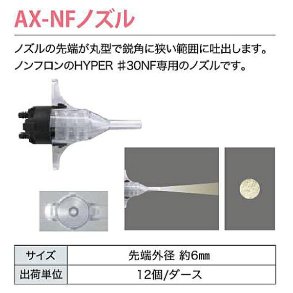 【ABC商会】インサルパック AX-NFノズル（HYPER#30FN専用ノズル）（12個/箱） NFN