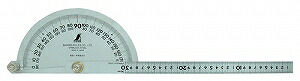 【シンワ】[62898]プロトラクター３００シルバーφ２１０竿目盛３０cm｜テクノネットＳＨＯＰ