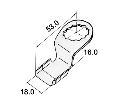 ［ＦＲＧ］Fein（罰金）［63903146018］貼り付ける剤取りはずす金モール(2枚入り口・入口)（特別切り手用）