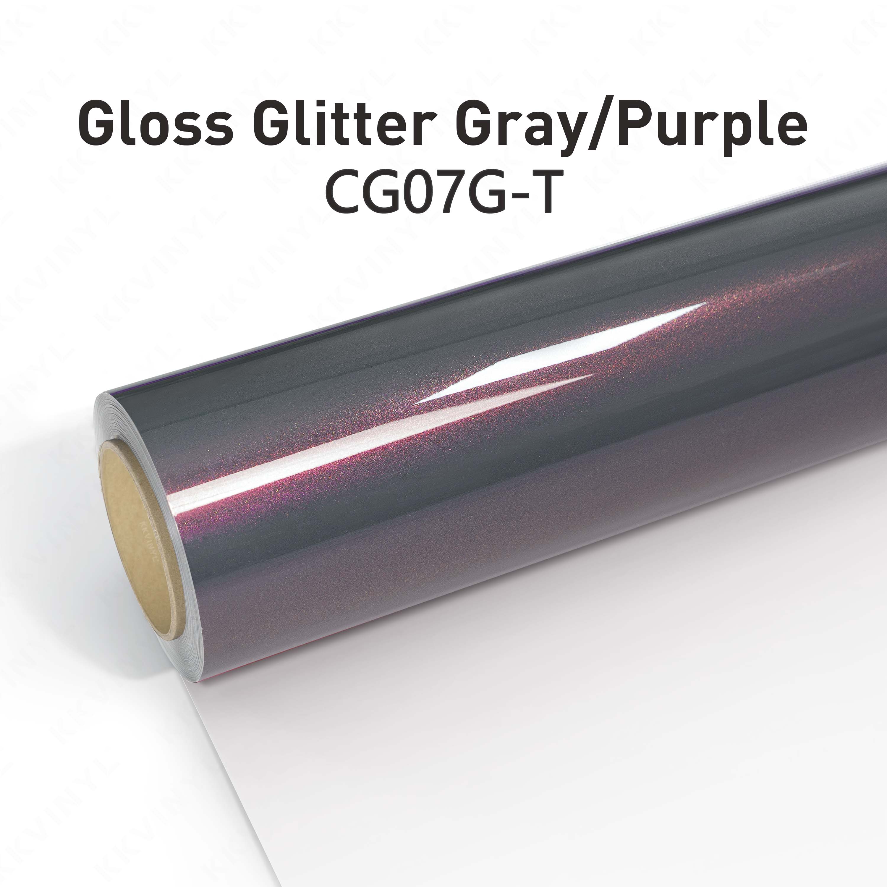 KKVINYL カーラッピングフィルム　Gloss Glitter Gray/Purple (1.52mx18m)｜テクノプロモーション 89,540円