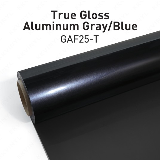 KKVINYL カーラッピングフィルム True Gloss Alminium Gray/Blue (1.52mx18m)|テクノプロモーション