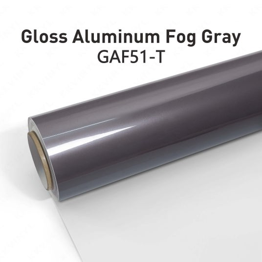 KKVINYL カーラッピングフィルム　True Gloss Alminium Fog Gray (1.52mx18m)｜テクノプロモーション