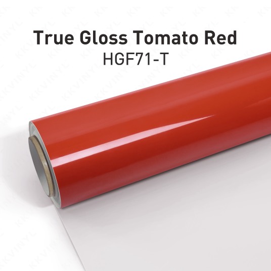 KKVINYL カーラッピングフィルム True Gloss Tomato Red HGF71-T (1.52mx18m)｜テクノプロモーション