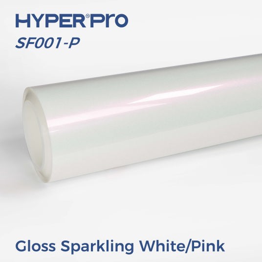 KKVINYL HyperPRO カラーPPF Gloss Sparkling White/Pink SF001-P(1.52mx15m)（=３M、Avery、Oracal、HEXIS)　カーラッピング用兼塗装プロテクションフィルム。｜テクノプロモーション